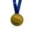 15 Medalhas de Aço 6cm Ouro Prata Bronze Centro Liso Esporte Ouro