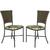 2 Cadeiras Gramado Sala de Jantar em Fibra Sintética pequi Fechada Área Externa e Interna Gram2C1Pequi