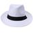 2 Chapéu Modelo Panamá Estilo Clássico Social Varias Cores Marfim
