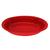 2 Travessas Cerâmica Assadeira Forma Oval Tipo Porcelana Forno e Micro-ondas Vermelho