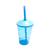 20 Copos Twister De Acrílico Cristal Colorido 400 Ml c/ tampa Festa Aniversário Dia das Crianças Formatura Lembrancinha Azul Bebe