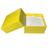 200 Caixa Branca Bijuteria E Semi Joia Embalagem De Papel Amarelo