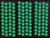 3 Cartelas - Total 120 Estrelas 2cm - Adesivos Fosforescentes Brilham no Escuro - Decoração Quarto Infantil Verde Neon