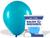 3 Unidades Balão Bexiga Liso Redondo Número 24 Polegadas Art-Latex - Balões Bexigas Várias Cores Para Festas e Comemorações Azul Claro