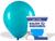3 Unidades Balão Bexiga Liso Redondo Número 24 Polegadas Art-Latex - Balões Bexigas Várias Cores Para Festas e Comemorações Azul Turquesa