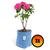 3 Vasos De Plantas De Feltro 7 Litros - King Pot Azul