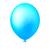 30 Unidades Balão Bexiga NEON 9 Polegadas Luminoso Premium Decoração Festas Eventos Balada AZUL NEON