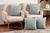 4 almofadas cheias com acabamento em matelassê tecido 100% poliéster várias cores Cinza