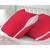 4 Capas Protetoras de Travesseiro Malha Gel 50x70 com Zíper Vermelho