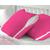 4 Capas Protetoras de Travesseiro Malha Gel 50x70 com Zíper Pink
