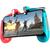 4 Gamepads com Gatilho Controle Celular Joystick Suporte Jogo Gamer Mobile  Vermelho/Azul