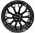 4 rodas bar stroller / aro 18x8 (5x100) et:40 Black Piano