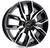 4 rodas kr k67 hyundai hb20 / aro 17x7 / (4x100) et40 Preta Diamantada