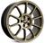 4 RODAS KR LTS MODELO RAYS ZE40 / ARO 18X7 / (5x105) ET38 Bronze