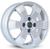 4 rodas kr r15 modelo montana sport / aro 15x6 / (4x100) et45 Prata