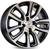 4 rodas kr r80 modelo onix activ / aro 15x6 / (4x100) et39 Preta diamantada