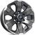 4 rodas kr s30 modelo ford ranger / aro 17x7 / (6x139) et28 Grafite Diamantada