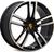 4 rodas modelo porsche cayenne coup s / aro 22x10 / (5x130) et55 Preta Diamantada