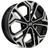 4 rodas vollk modelo hyundai creta / aro 16x6 / (5x114) et40 Preta Diamantada