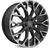 4 rodas zeus zwars3 modelo audi rs3 / aro 20x8 / (5x100) et40 Grafite Fosca Diamantada