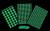 457 Img Adesivos Brilham no Escuro Fosforescentes Estrelas - Decoração Quarto Infantil Verde Neon