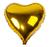 5 Balão Metalizado Coração 45cm (Escolha A Cor) Festa Decoração Dia Dos Namorados Casamento dourado