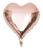 5 Balão Metalizado Coração 45cm (Escolha A Cor) Festa Decoração Dia Dos Namorados Casamento rosegold