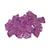 5 Pedras de Plastico 25x20mm Acessório de Jogo Ludens Spirit Púrpura