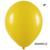 50 Balão Bexiga Redondo 9" - Art latéx - Diversas cores Liso Aniversário Festa Batizado Decoração Profissional Amarelo