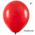 50 Balão Bexiga Redondo 9" - Art latéx - Diversas cores Liso Aniversário Festa Batizado Decoração Profissional Vermelho