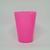 50 - Copos Semi Descartável 220ml semi acrilico cristal e colorido Rosa pink