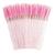 50 Escovinhas Glitter Extensão De Cílios Sobrancelha Brilho Rosa