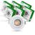 50 Luminárias Spot 7W Embutido LED Quadrado Redondo Bivolt Cores Branco Frio Quente Neutro 3000K 4000K 6500K BRANCO FRIO (6500K)