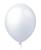 50 Unidades Balão Bexiga 9 Polegadas Latex Premium - Decoração Festas Eventos Balada Aniversários BRANCO