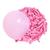 50 Unidades Balão Candy Color Número 7" Polegadas - Balão de Aniversário Artigo de Festa e Comemorações Rosa Candy