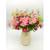 5x Margarida Artificial Buque Com 140 Flor Amarelo Branco Rosa