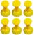 6 imãs magnéticos de geladeira mural painel de metal prendedor pino Amarelo