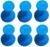 6 imãs magnéticos de geladeira mural painel de metal prendedor pino Azul