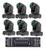 6 Moving Head Spot Led Osram 30w Globo + Mesa DMX 16CH RGBW