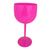 6 Taças De Gin Acrílico Sólido Neon Luz Negra 550 ML Pink Neon