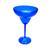 6 Taças de Margarita Acrílico Colorido 350 ML  Azul
