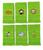6 Toalhinhas de Mão 23x36 Bordadas com Tema Safári Infantil. Toalha de Boca, Bebê, Escolar, Lancheira Verde Limão
