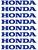 8 Adesivos Honda Branco Para Roda De Moto Liga Leve Azul