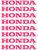 8 Adesivos Honda Branco Para Roda De Moto Liga Leve Pink