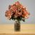 9 Buquês de Margaridas contém 27 Flores cada Buquê Artificial Bonitas Decoração com Garantia Laranja