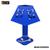 Abajur Bebê Marinheiro 3d Bivolt 37x21x21 Mdf Madeira Pintado AZUL MARINHO