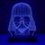 Abajur Luminária LED Star Wars Darth Vader Azul