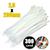 Abraçadeira Nylon Presilha Fita Amarra 20cm X2,5mm 300un Branco