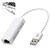 Adaptador USB Para Cabo de Rede Rj45 Placa Rede Externo Conectar Ligar Internet Notebook Branco