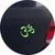 Adesivo de Carro Símbolo Hinduísmo Om - Cor Azul Verde Claro